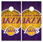 Los Angeles LA Lakers Cornhole Board Wraps