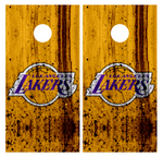 Los Angeles LA Lakers Cornhole Board Wraps