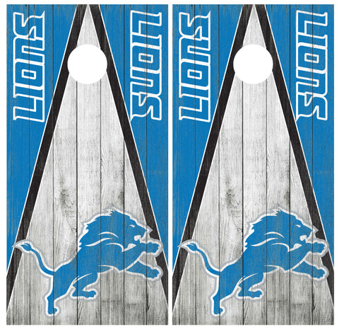 Detroit Lions Cornhole Board Wraps