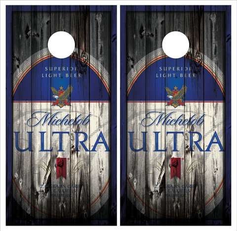 Michelob Ultra Cornhole Board Wraps