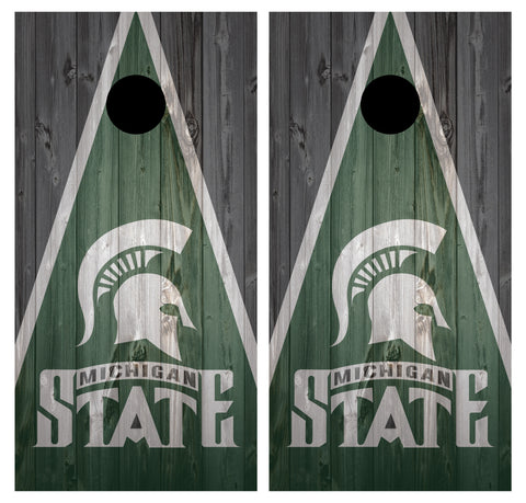 Michigan State Spartans Cornhole Board Wraps