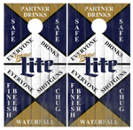 Miller Lite Cornhole Board Wraps