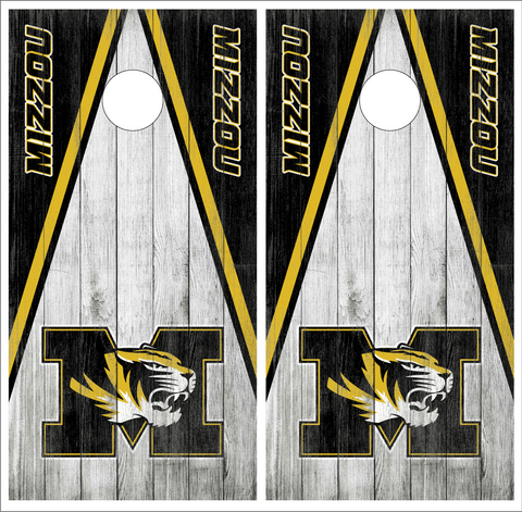 Missouri Tigers Mizzou Cornhole Board Wraps