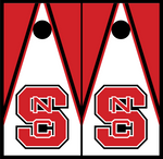 NC State Cornhole Board Wraps