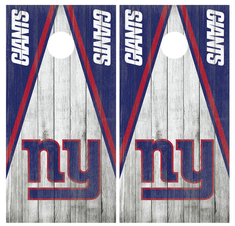 New York Giants Cornhole Board Wraps