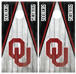 Oklahoma Sooners Cornhole Board Wraps