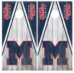 Ole Miss Rebels Cornhole Board Wraps