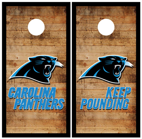 Carolina Panthers Cornhole Board Wraps