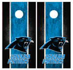 Carolina Panthers Cornhole Board Wraps