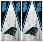 Carolina Panthers Cornhole Board Wraps