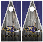 Baltimore Ravens Cornhole Board Wraps