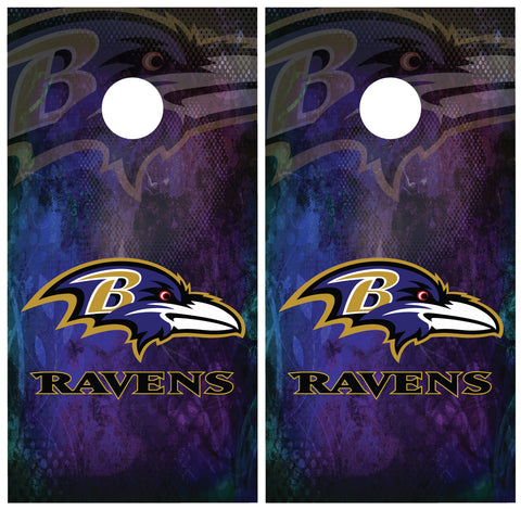 Baltimore Ravens Cornhole Board Wraps