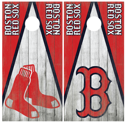 Boston Red Sox Cornhole Board Wraps