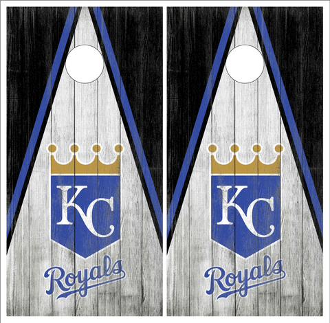 Kansas City Royals Cornhole Board Wraps