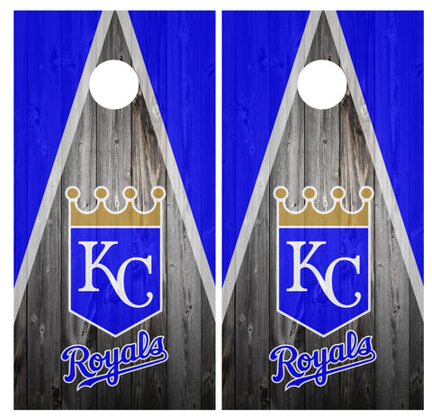 Kansas City Royals Cornhole Board Wraps