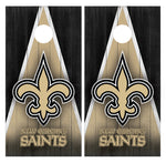 New Orleans Saints Cornhole Board Wraps