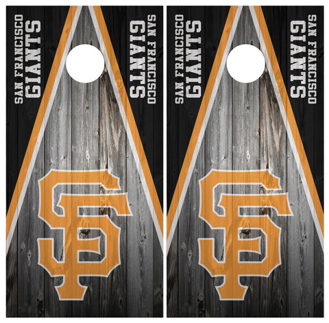 San Francisco Giants Cornhole Board Wraps