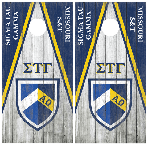 Sigma Tau Gamma Cornhole Board Wraps