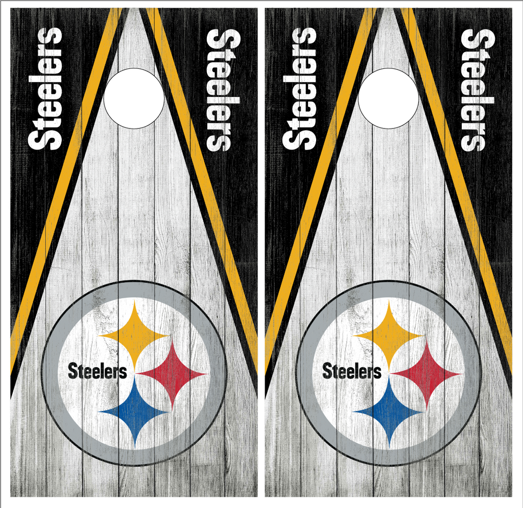 Pittsburgh Steelers Cornhole Board Wraps – Prime Board Wraps