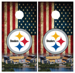 Pittsburgh Steelers Cornhole Board Wraps