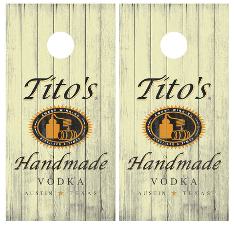 Tito's Vodka Cornhole Board Wraps
