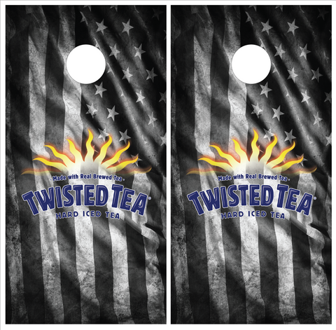 Twisted Iced Tea Cornhole Board Wraps